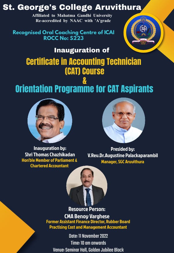 Certificate in Accounting Technician (CAT) course inauguration